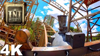 TNT El Tren de la Mina OnRide 4K POV  Parque de Atracciones de Madrid [upl. by Ecnarretal403]