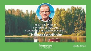 Foibe Akatemia  Syntynyt viittomaan  Thomas Sandholm [upl. by Nomar]