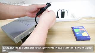 How to Setup the PS2 to HDMI adapter converter [upl. by Levine755]