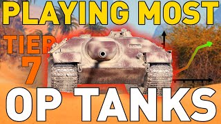 Playing the MOST OP Tier 7s in World of Tanks [upl. by Ahsienor]