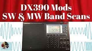 Radio Shack DX390 Mods and Band Scans [upl. by Ahsemaj]