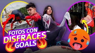 IMITANDO FOTOS GOALS EN PAREJA CON DISFRACES🤡🔥😱KatiaVlogs [upl. by Franza]