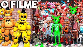 ANIMATRONICS MOVIE VS TODOS OS ANIMATRONICS GOLDEN FREDDY FREDDY CHICAS BONNIE O FILME 25 [upl. by Castorina]