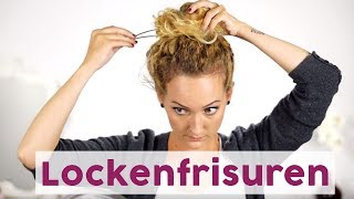 Die 5 geniale amp schnelle Frisuren für Locken [upl. by Lletnahs913]