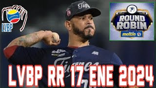 LVBP ⚾ Resultados Posiciones Calendario 17 Enero 2024 triunfo de bravos y Tigres en el Round Robin [upl. by Gazo467]