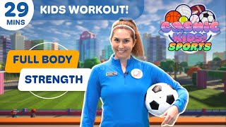 KIDS WORKOUT  30 MIN Home Exercise Class for Kids  Cosmic Kids Sports [upl. by Aldric]