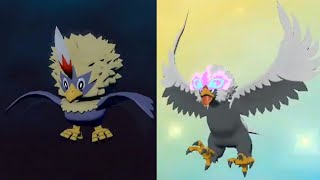 How to Evolve RUFFLET into HISUIAN BRAVIARY LEVEL 54  Pokemon Legends Arceus [upl. by Jock]