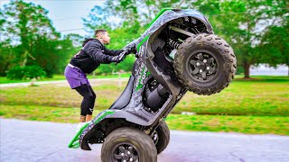 Wheeling Quad Until It Breaks Down  Braap Vlogs [upl. by Stoffel]