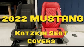 2022 Mustang  Katzkin Seat Covers [upl. by Alphonsine]