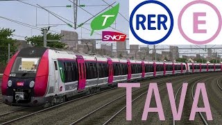 CABRIDE RER E  HAUSSMANN SAINTLAZARE  TOURNAN en Z50000 Francilien ORTS [upl. by Eednus]