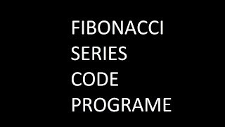 fibonacci Series programme JAVA JAVA CLASSMATE [upl. by Oshinski]