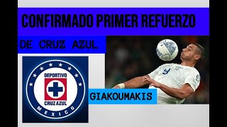 COMFIRMADO EL PRIMER REFUERZO DE CRUZ AZUL GIORGIOS GIAKOUMAKIS PORTARA LA PLAYERA DEL CRUZ AZUL [upl. by Anad]