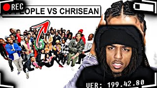 50 PEOPLE vs 1 RAPPER CHRISEAN ROCK  CashOutFabo Reaction [upl. by Adiaros735]