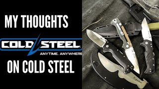 Cold Steel Brand Review My Thoughts on This Brand [upl. by Fu]