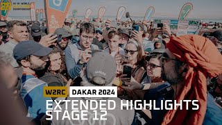 Extended Highlights Stage 12  Dakar2024  W2RC [upl. by Loggia180]