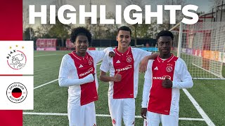 That last goal is just 😍  Highlights Ajax O16  Excelsior [upl. by Nrojb]