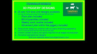 PROFESSIONAL PIGGERY DESIGN [upl. by Lizzy]