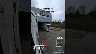 Maniobra a la primera scania trailer truck driving [upl. by Tab]