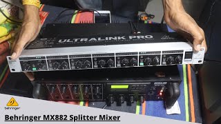 Behringer MX882 Splitter amp Mixer Unboxing And Testing Full Video Dj Mms Pro [upl. by Nosnhoj]