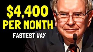 Warren Buffett The FASTEST Way To Living Off Dividends 4400month [upl. by Alrac]