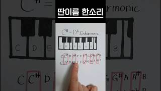 음악이론 딴이름한소리  변화표  enharmonic [upl. by Arrik767]