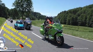 Goldwing ausfahrt Weserbergland  Treffen Gieselwerder 2023 Germany 🇩🇪 GWCD eV [upl. by Gaven]