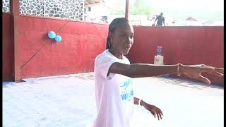 Flow Saint Lucia  Levern Spencer High Jump Clinic 2018 [upl. by Anisah]