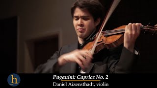 Paganini Caprice No 2  Daniel Aizenshtadt viiolin [upl. by Otter314]