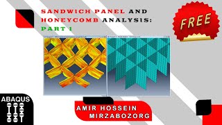 Sandwich Panel and Honeycomb Analysis in Abaqus Part 1 [upl. by Eissac165]