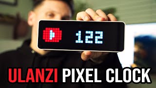 Ulanzi Pixel Clock  YouTube Subscriber Counter  Pixel Display [upl. by Ynafetse]