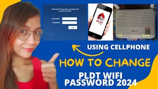 Paano Palitan Ang Wifi Password At Name Sa PLDT Home Fiber Gamit Ang Cellphone 2024 [upl. by Ramor]