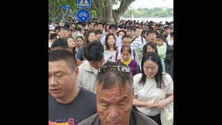 Million people  Hangzhou West Lake on May 2024 holiday [upl. by Karas]