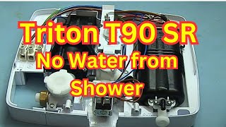 Triton T90 SR No water from Shower [upl. by Htebazie]