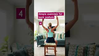 Strengthen Your Back Muscles Straighten Your Posture selfcare posture backpain neckpain [upl. by Doscher]