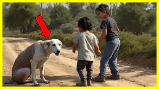 Un perro sin hogar sigue a unos niños durante meses – ¡Lo que sucede después cambiará sus vidas para [upl. by Liggett727]