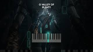 Toss A Coin To Your Witcher 🎹 Piano thewitcher shorts [upl. by Freytag702]