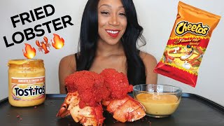 HOT CHEETO FRIED LOBSTER TAILS AND CHEESE [upl. by Siri]