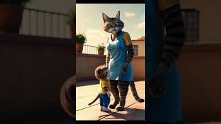 Kite taken a lifecartoon animation video viralvideo viralshorts funny funcute cat kitten [upl. by Josi]