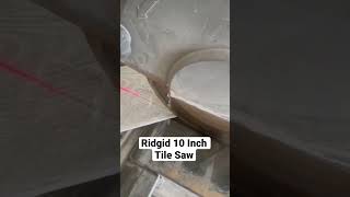 Ridgid 10 Inch Tile Saw  The Beast  Wet Saw [upl. by Chloras484]