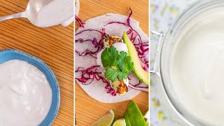 How To Make Fish Tacos on Jicama “Tortillas”  2 DairyFree Sauces By Gwyneth Paltrow [upl. by Ainesy]