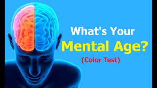 what is Your Mental Age   Color Test [upl. by Naara]