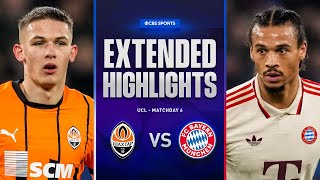 Shakhtar Donetsk vs Bayern Extended Highlights  UCL League Phase MD 6  CBS Sports Golazo [upl. by Selby]