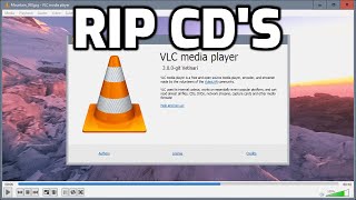 How To RIP Audio CDs using VLC Free Media Player [upl. by Aleacem]