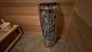 Harvia Cilindro 9kw HB Sauna Heater w Stones [upl. by Tohcnarf]