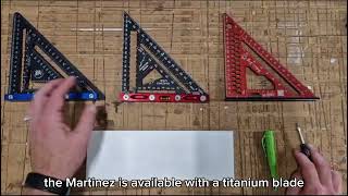 7in Rafter Square feature comparison with Martinez Trigjig amp Squijig TF Tools [upl. by Mctyre]