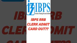 rrb clerk admit card 2024  shorts ibps sbi rrbclerk rrbpo viral admitcard [upl. by Llevra]