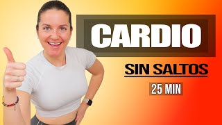 CARDIO sin Impacto 🤩 25 Minutos para una Pérdida de Peso Efectiva 💪🌈 [upl. by Gilbye]