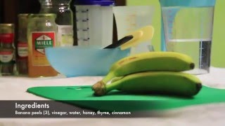 Experimentation on banana peels Starchbased bioplastic [upl. by Atsira]