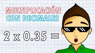 MULTIPLICACIÓN CON DECIMALES [upl. by Leynwad]