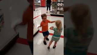 Toddlers polka dancing in Target [upl. by Elmore]